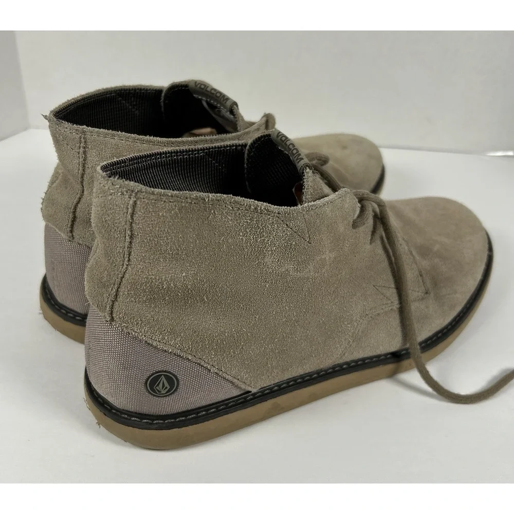 Volcom Suede Chukka Ankle Boots Shoes Mens Size 9 Brown